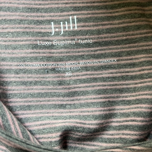 J. Jill Luxe Supima Tunic Blouse - Picture 4 of 6